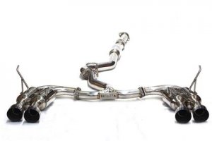 Honda Civic Performance Exhaust - Invidia - Gemini/R400 Full 76mm Exhaust w/Front Pipe and Titanium Tips - 2017